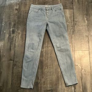 OLD NAVY Size: 8 Rockstar Super Skinny Pin Stripe Jeans